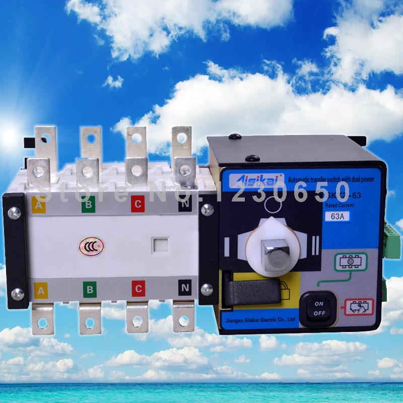 

Automatic Transfer Switch 4P(ATS 63A) for generator