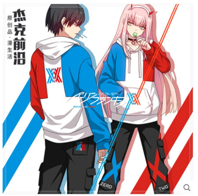 DARLING in the FRANXX anime cosplay hoodies fan art thick winter fashion  coat new year suit for boy _ - AliExpress Mobile