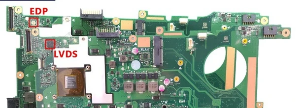  N751JX Laptop motherboard for ASUS N751JX N751JK N751J N751J Test original mainboard LVDS/EDP I7-47