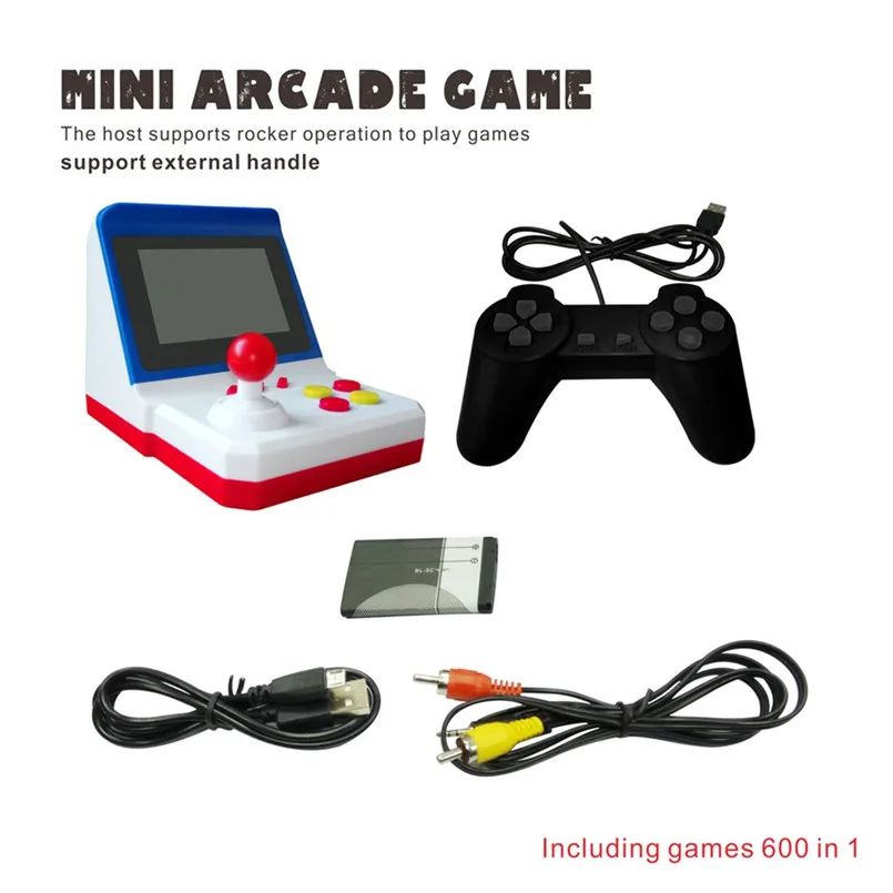 Mini Arcade Game 3.0 Inch Console Classic Handheld Video Games with 2 Controller 360 HD ARCADE GAMES 40JUL151