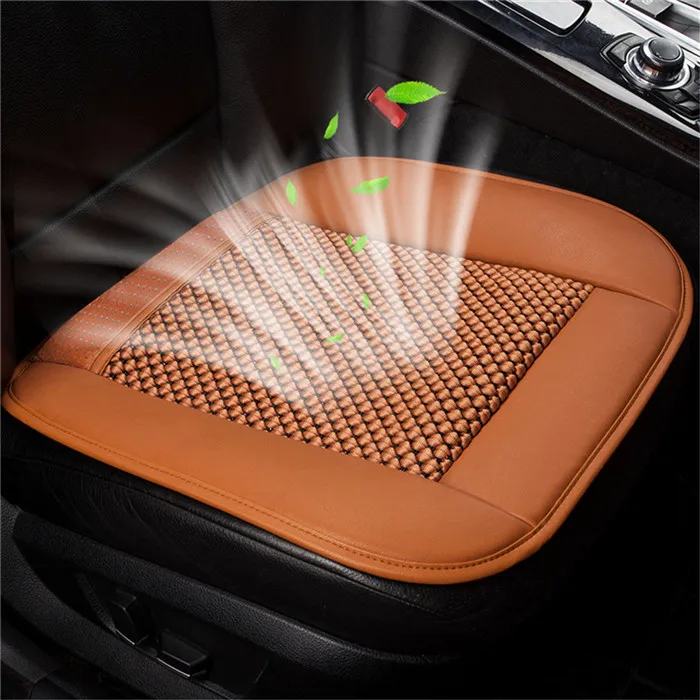 48X49 см USB многофункциональная подушка для сиденья автомобиля шелк льда летом Прохладная Подушка вентиляция подушки сиденья кондиционер подушка - Название цвета: Оранжевый