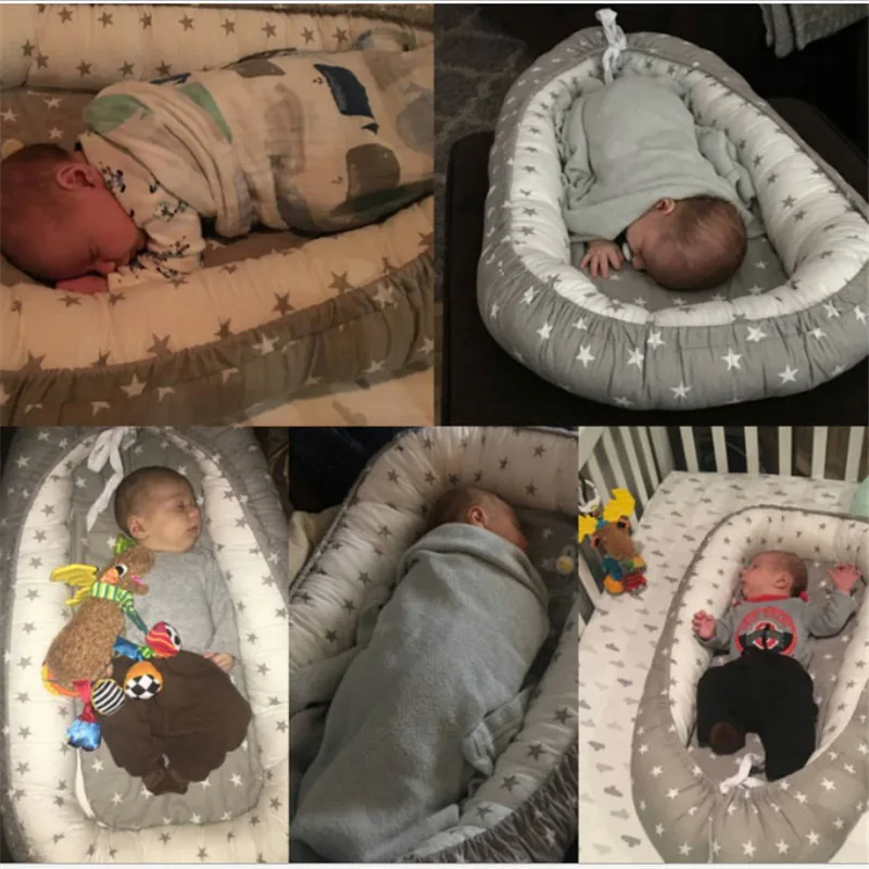 Cribs For Infants 80 50cm Baby Nest Portable Super Soft Breathable Newborn Infant Bassinet Newborn Cocoon Snuggle Bed Dropship Baby Cribs Aliexpress