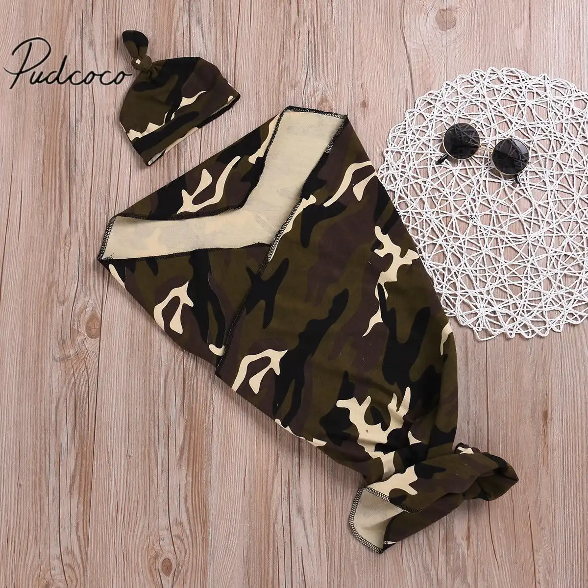 camo baby swaddle