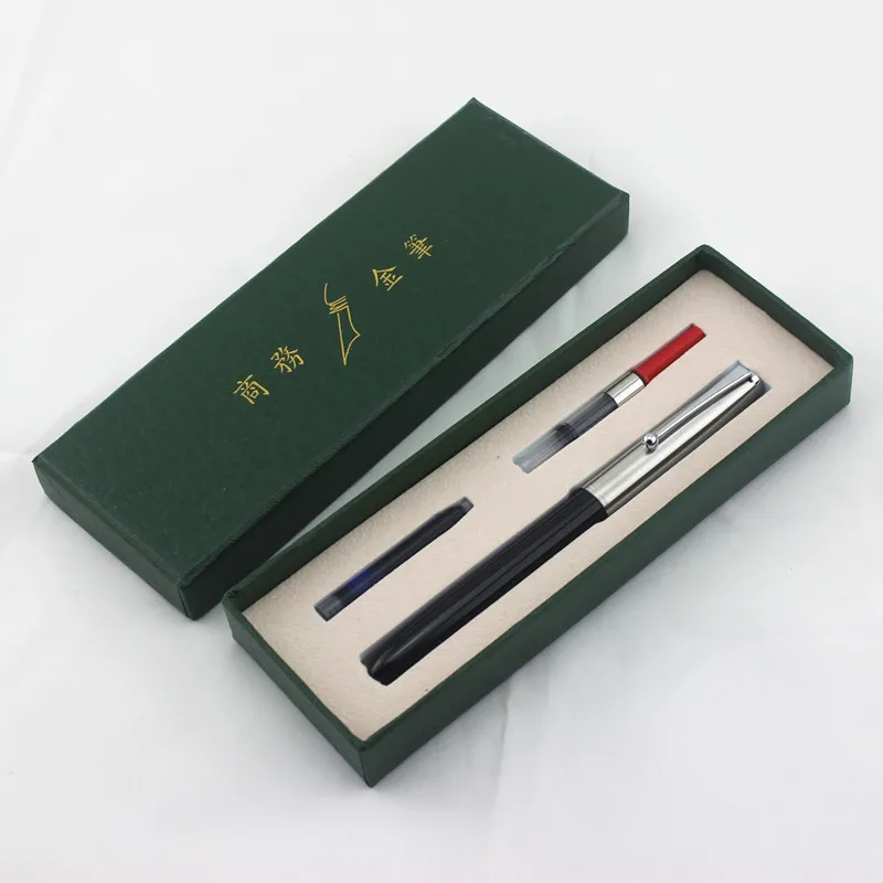 

Fashion Elegant Jinhao 450 White Fountain Pen with Golden Clip