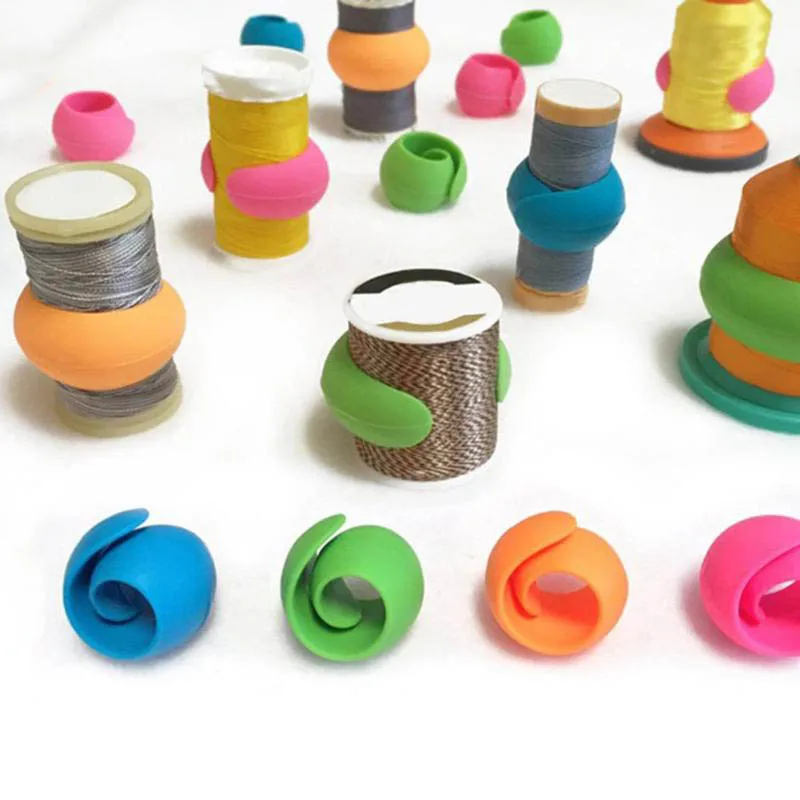 36 Pcs Sewing Accessories Bobbin Holders Clips Peels Thread Spool