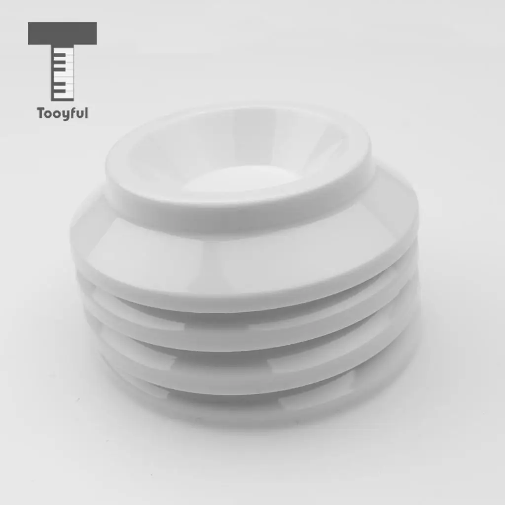 4pcs White Piano Caster Cups Piano Leg Pads for Upright Piano Parts Accessories