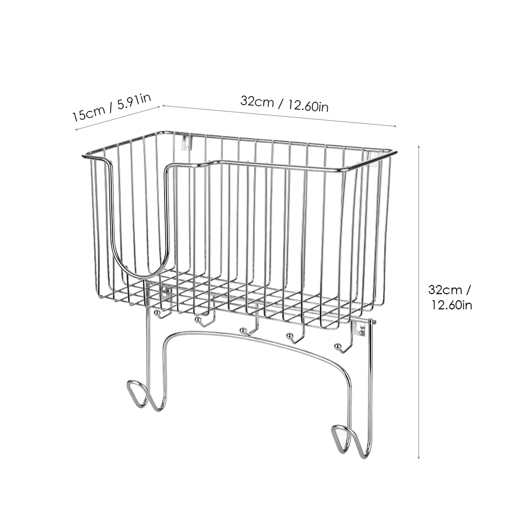 Держатель для гладильной доски Железный контейнер для хранения стеллаж корзина для хранения металлическая стойка 2 в 1 настенная гладильная доска крючок для хранения Домашний Органайзер