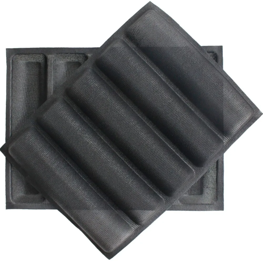 460x335x27mm-Silicone-Form-5-indents-Resuable-Silform-Bread-Mould-Silform-Fiber-Glass-Baking-Form-Flexipan-Food (4)