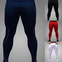 Новое поступление мужские спортивные длинные брюки кожа усиленное сжатие База под слоями бега FC SS