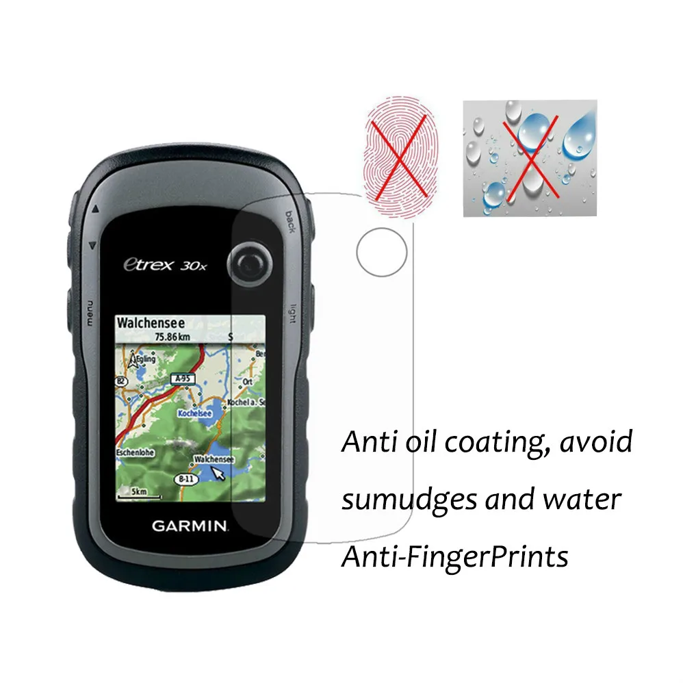 3 упаковки для Garmin eTrex 10x 20x 30x походный ручной gps-навигатор Взрывозащищенная защита экрана прозрачная Противоударная пленка