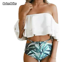 2018 Bikini Traje de Baño de las Mujeres con Volantes Tubo Retro Top Dobladillo Traje de Maternidad Traje de Baño de Maternidad Traje de Baño Traje de Baño para Mujeres Embarazadas 2018 Bikini Traje de Baño de las Mujeres con Volantes Tubo Retro Top Dobladillo Traje de Maternidad Traje de Baño de Maternidad Traje de Baño Traje de Baño para Mujeres Embarazadas
