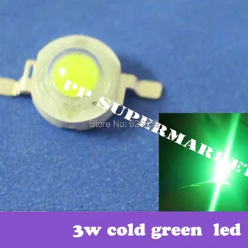 

50PCS 3W cold green High Power LED Emitter 700mA 568-572NM