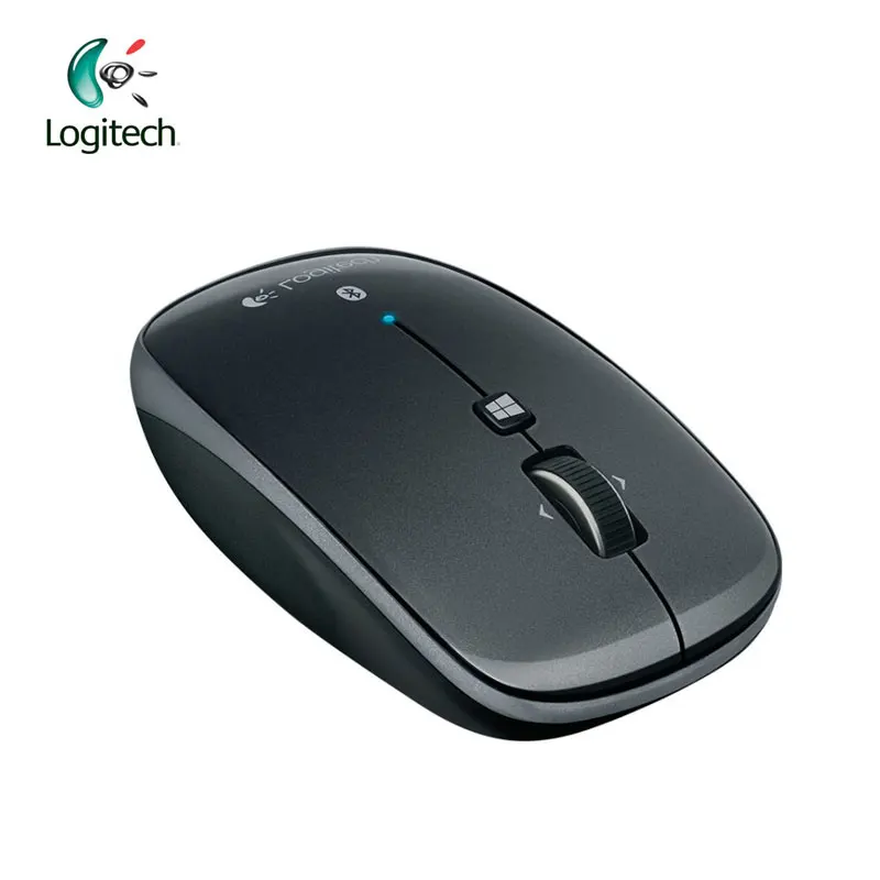 Беспроводная игровая мышь logitech M557 с Bluetooth 2,4 ГГц, оптическая эргономичная мышь 1000 dpi для ПК, поддержка официального агентства - Цвет: Black