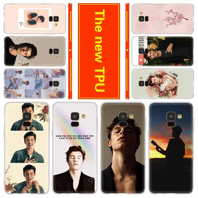 Телефон для Samsung Galaxy J6 J4 Plus J8 J3 J7 2018 J5 j7 2017 2016 j6 Prime чехол Shawn Mendes розовый|Бамперы| |