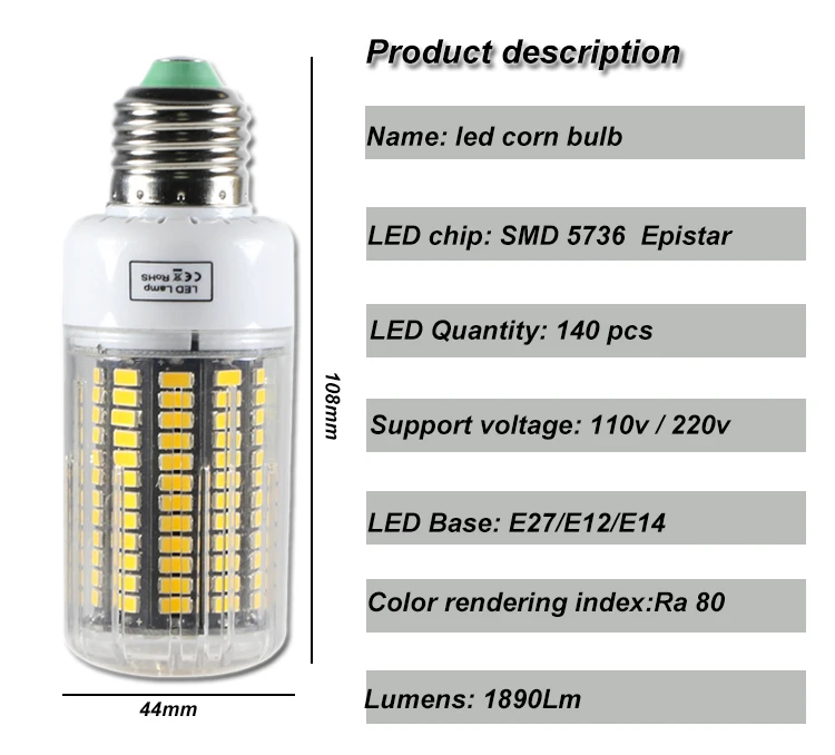 E27 led bulb 2