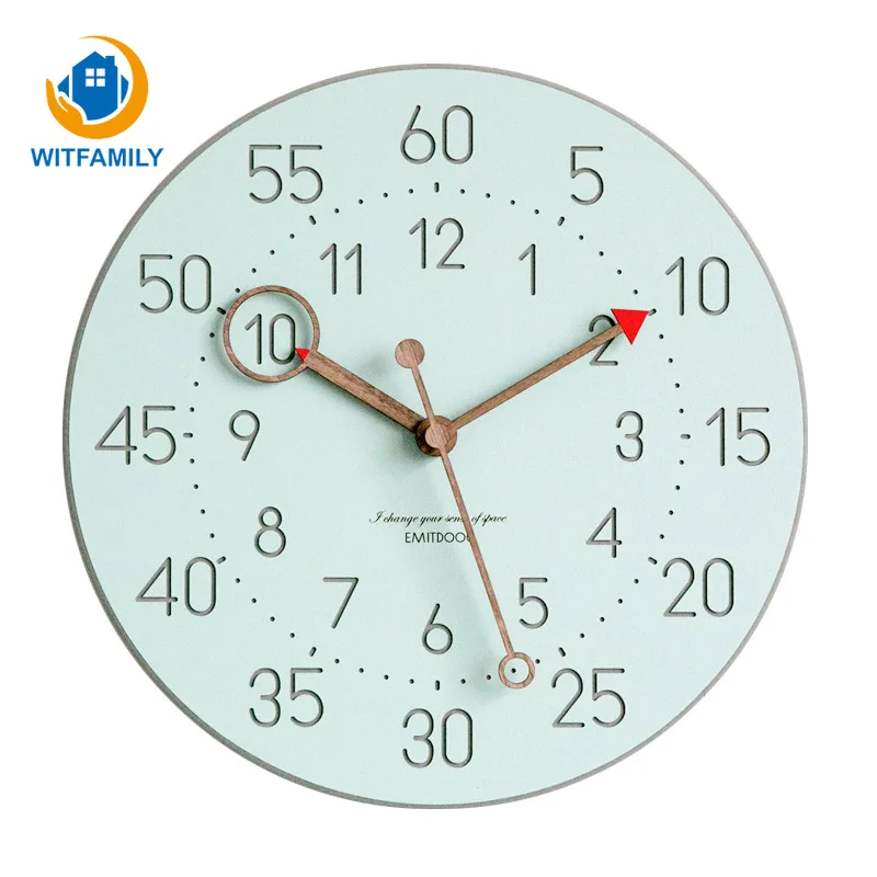 

Creative Personality Wall Clock Clock Wall Clock Modern Living Room Home Bedroom Mute Digital Teaching Clock Home Decoration