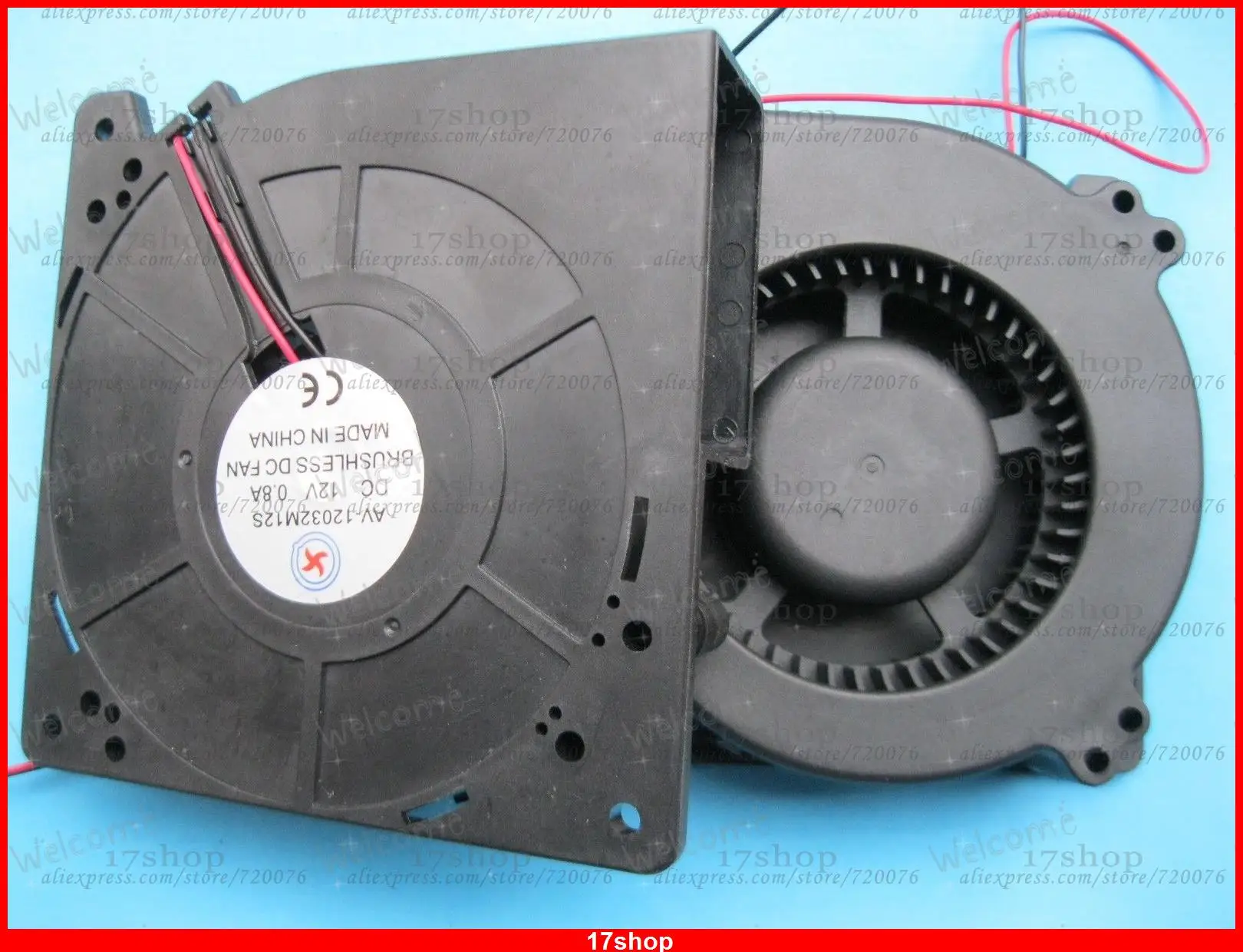 12 v 1 Pcs Brushless dc Blower Fan 12032 s 120x120x32mm 2pin