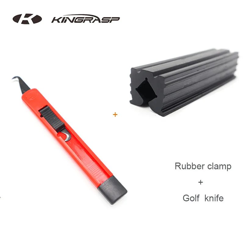 

Kingasp Golf Clubgrips and putter grips Tool Install Change about Rubber clamp and golf knife