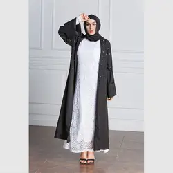 Оптовая продажа плюс Размеры 5XL модный кардиган Бангладеш халат жемчуг Дубай Ближний Восток Арабский Платье