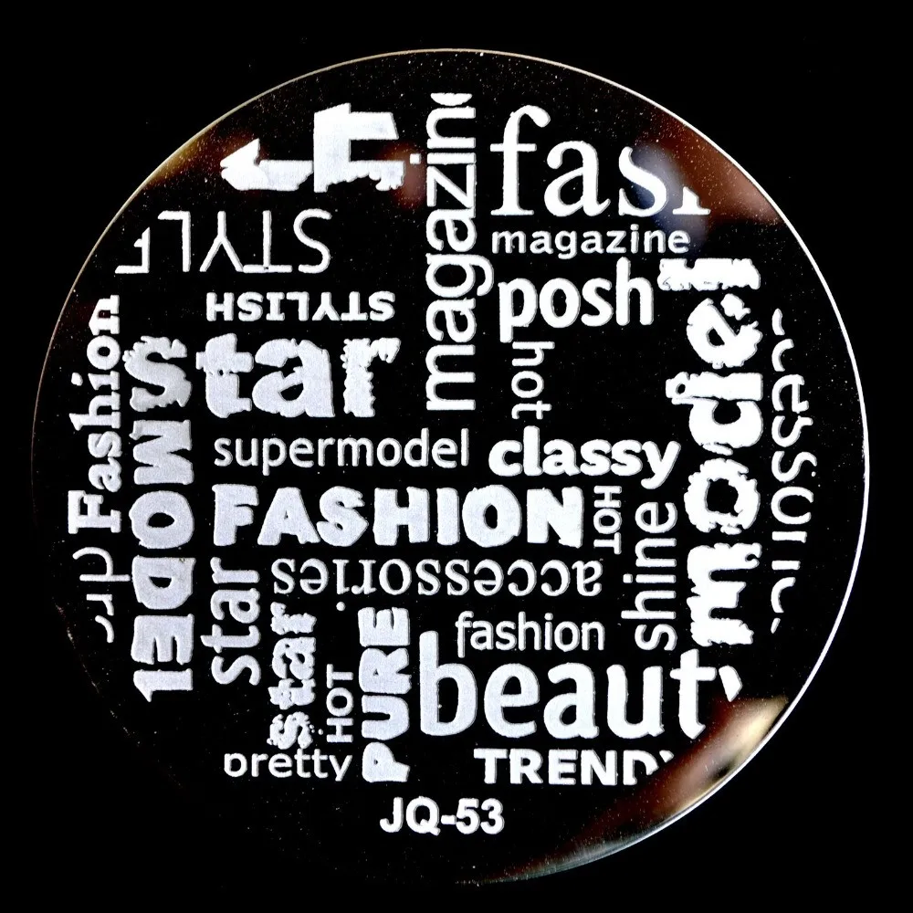 Metal-Nail-Art-Image-Stamp-Stamping-Plates-Manicure-Template-Seal-Stencil-Fashion-Words-Good-Start