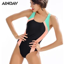 S-5XL спортивный Монокини, купальники, женский купальник с открытой спиной, профессиональный купальник, спортивный тренировочный костюм для бассейна, цельный купальник