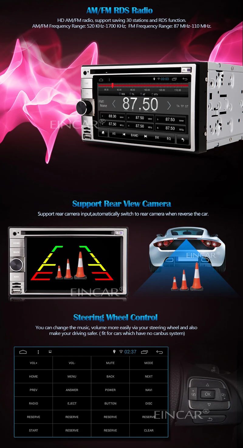 Sale Android 5.1 Double 2 Din Car Stereo Radio Touch Screen Navigation GPS Unit Bluetooth Vehicle DVD Player WiFi Mirror Link+Camera 8 Sale Android 5.1 Double 2 Din Car Stereo Radio Touch Screen Navigation GPS Unit Bluetooth Vehicle DVD Player WiFi Mirror Link+Camera 8