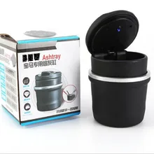 Автомобильный Портативный пепельница с Светодиодный индикатор Съемная используется для того, чтобы быть канистры для хранения стайлинга автомобилей оригинального дизайна для BMW серий