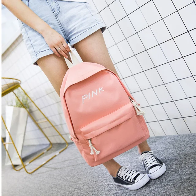yellow canvas backpack