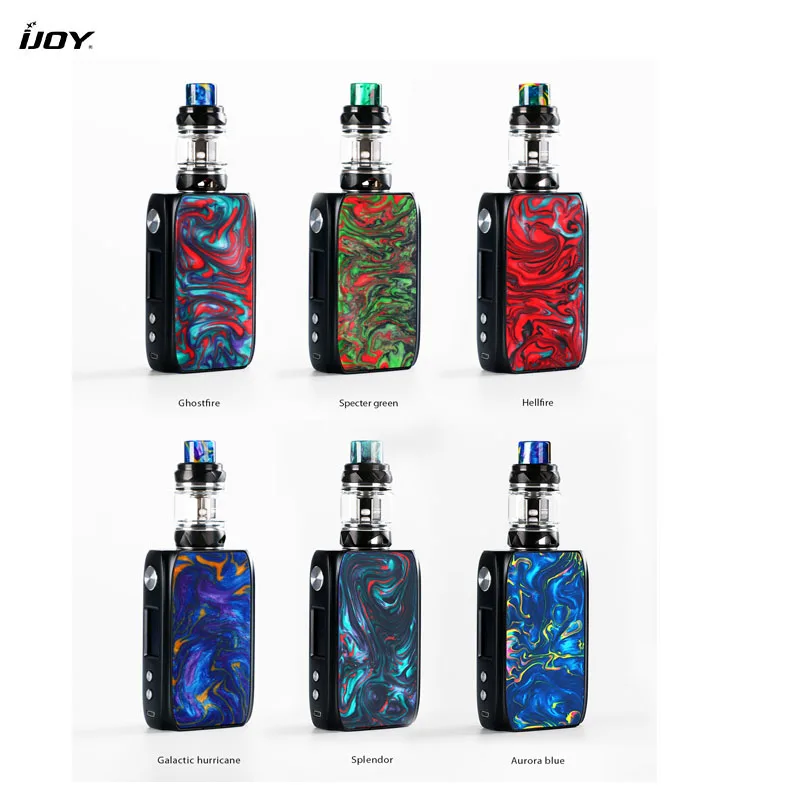 100% оригинальные электронные сигареты IJoy Shogun Univ комплект с двойной батареей 18650 180