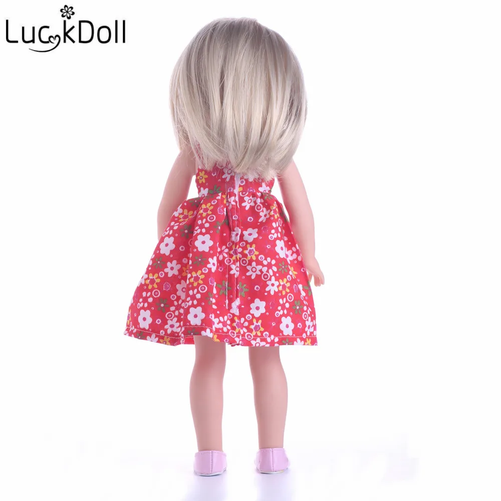 Luckydoll новая кукла одежда аксессуары юбка подходит для 14,5 дюймов Американская женская кукла игрушка детский лучший праздничный подарок