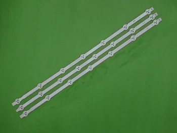 

100%NEW LED TV strip compatible (2PCS 7LEDS+1PCS 8LEDS) for LG 32inch 32LN5700-CB 6916L- 1295A 6916L-1296A