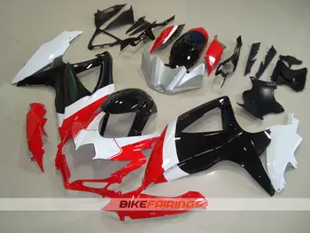

New ABS Mold motorcycle Fairings Kits Fit For Suzuki GSX-R600 GSX-R750 K8 2008-2010 08 09 10 Fairing bodywork set black red