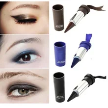 Синий/коричневый/черный водонепроницаемый дымчатый карандаш для глаз Твердый толстый черный смелый карандаш для глаз оптом
