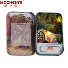 Белка Райский Деревянный DIY коробка ручной работы театр кукольный домик миниатюрная шкатулка милый Миниатюрный Кукольный дом собрать наборы подарочные игрушки