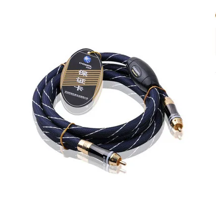 RCA to RCA male to male AUX Gold plated Audio RCA Alloy Cable adapter for Edifer Home Theater DVD Headphone CD Speaker
