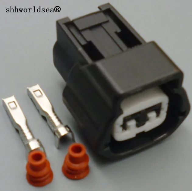 

shhworldsea 2.2mm 2Pin Female Automotive Connector Engine Type Water Temperature Sensor For Nissan Hyundai 6189-0772