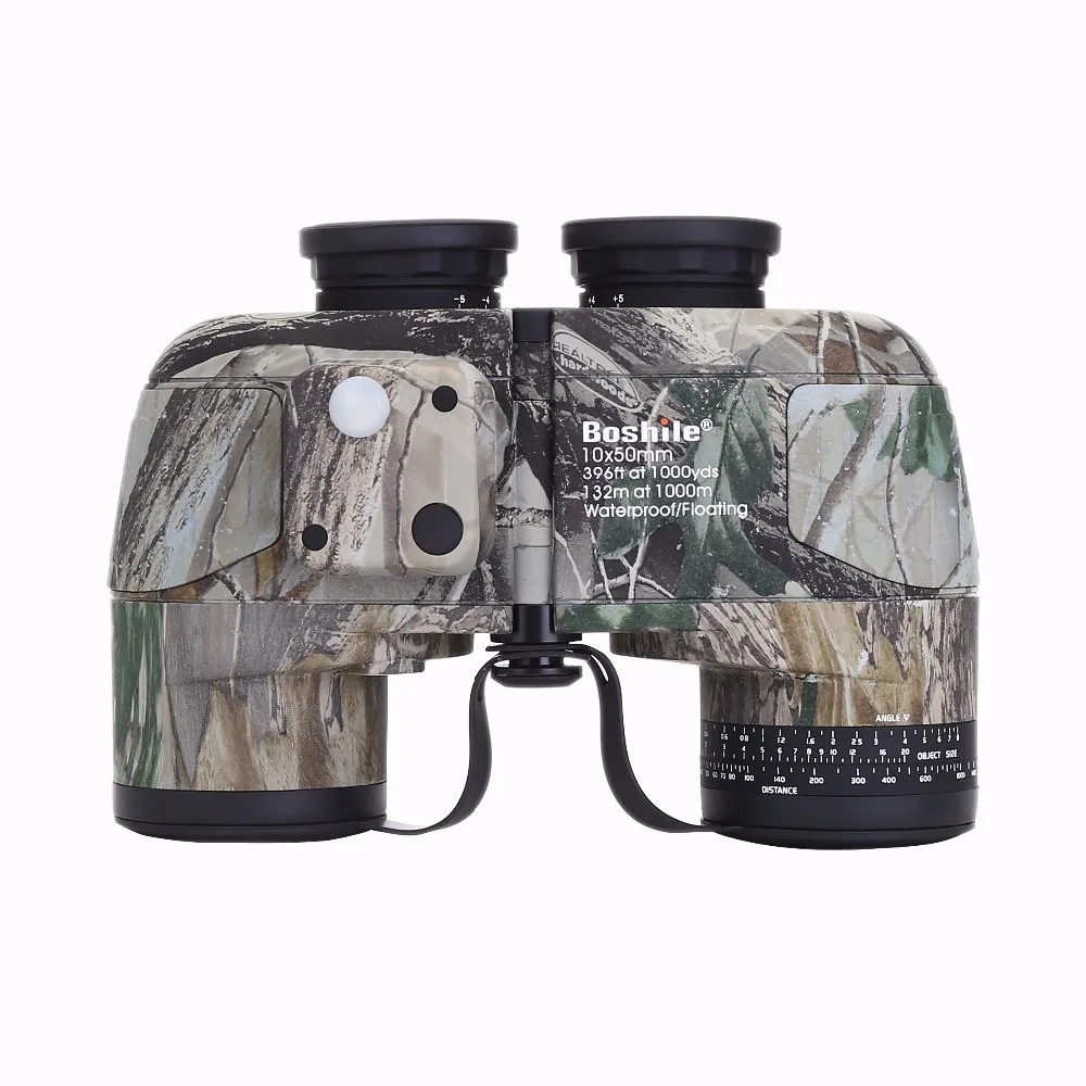 Boshile Military hunting HD Marine Binoculars 10X50 Zoom Rangefinder