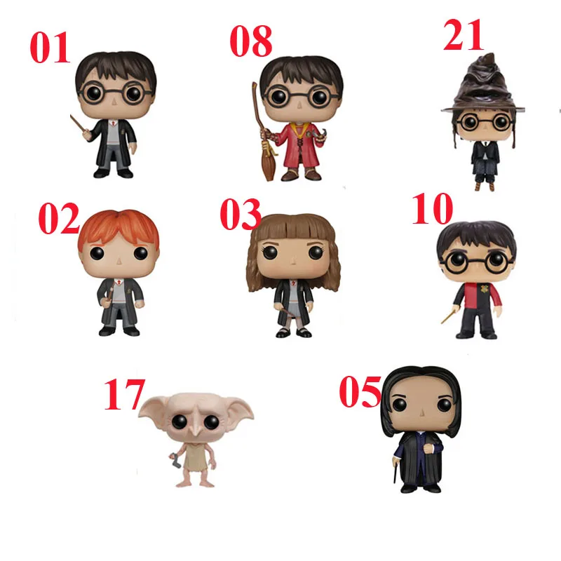 Hot movie Harry Potter Action Figure Harry Potter Severus Snape Dobby Vinyl Figure Collectible Model font