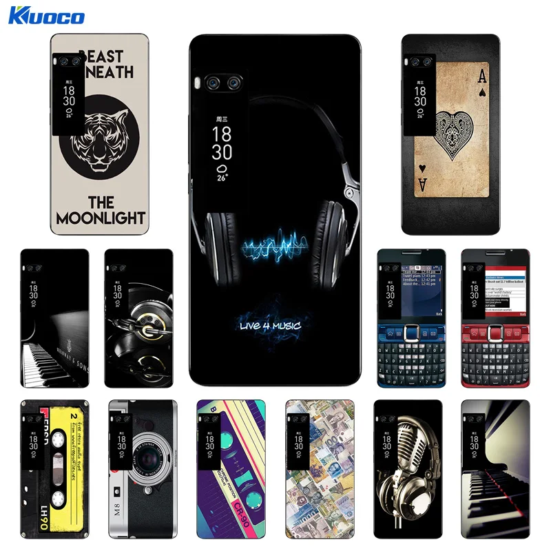 

Protection Cases for Meizu Pro 7 5.2 inch Soft Silicon Case for Meizu Pro 7 Back Phone Cover Case Life Printing Shell