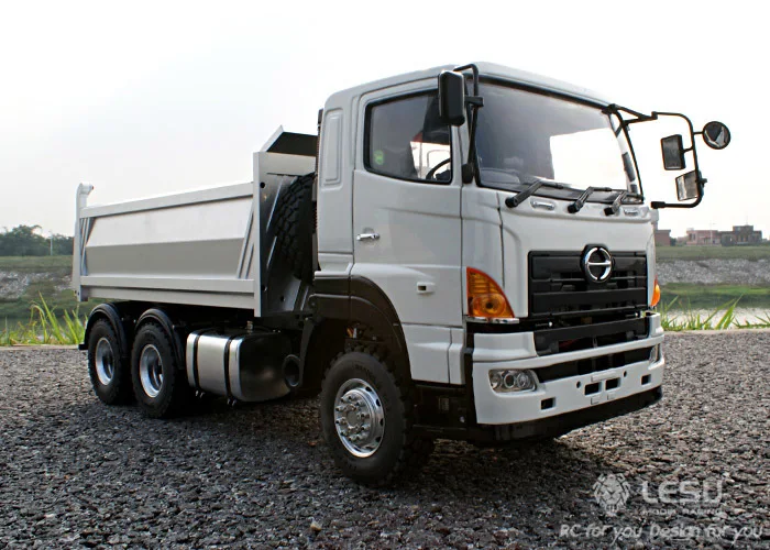 Hino 6*6 гидравлический 7 каналов 1:14 бесплатная доставка|rc dump truck|model rc truckstruck model |