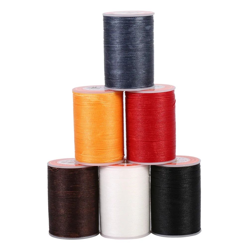 Buy 160m/Roll 0.45mm Polyester Leather Sewing Round