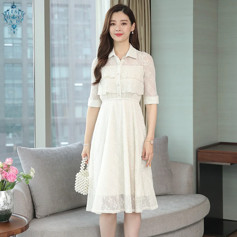 

Ameision 2019 New Solid Plus Size Boho Dress Summer Vintage Lace Beach Sexy Midi Sundress Bodycon Elegant Women Party Vestidos