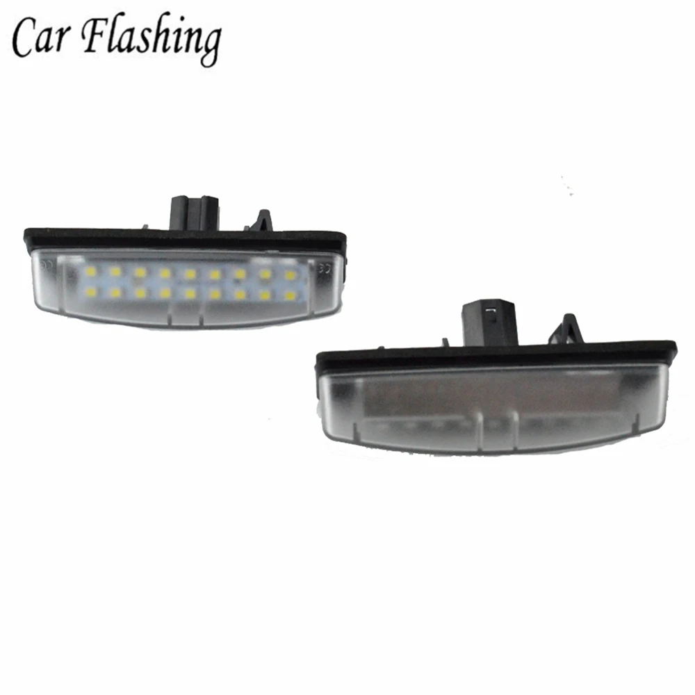 

2X Car LED License Plate Light 12V SMD Number Plate Lamp For Toyota Avensis Verso Camry Aurion Prius For Lexus IS200 LS430 GS300