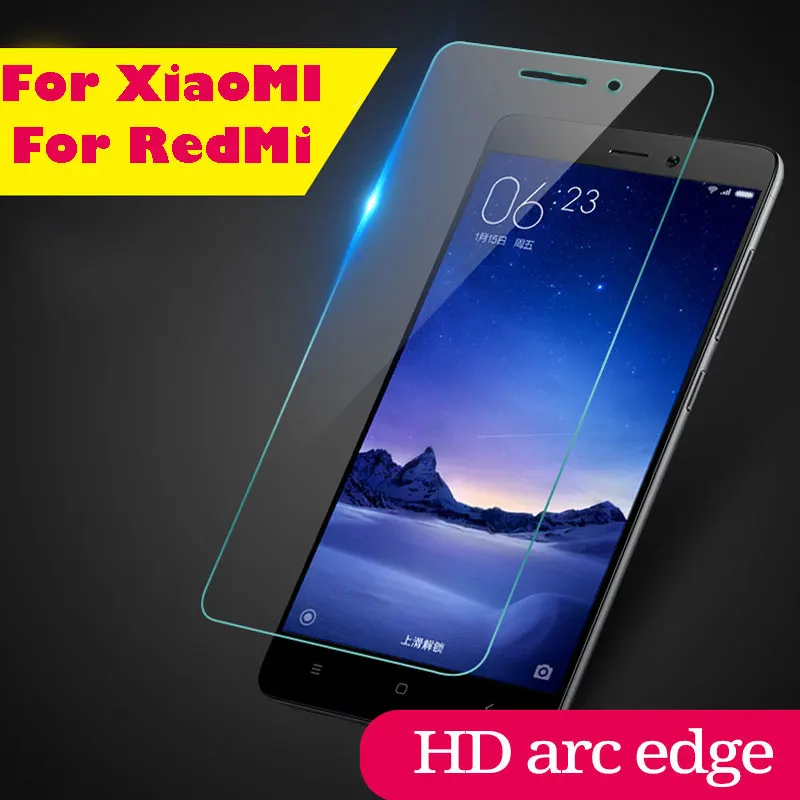 

For Redmi 4 4X 4A 5 6 pro Tempered Glass For Xiaomi a1 Redmi Note 5A HD Explosion-proof Scratch-resistant Screen Protective Film