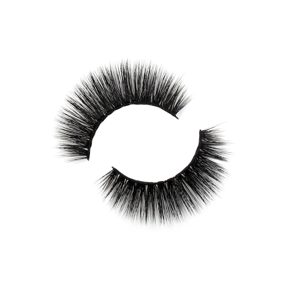 

SOQOZ False Eyelashes 3D Silk Lashes Faux Mink Eyelashes 100% Vegan False Eyelash Reusable lightweight fibers Lashes SK004