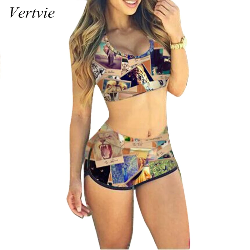 maillot de bain 2 pièces short