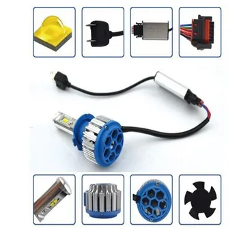 

H1 H3 H7 H8 H9 H11 9005 9006 H4 H13 9004 9007 2X 80W LED Headlight Kit Low Beam High Power 6000K White Single Beam High Low Bulb
