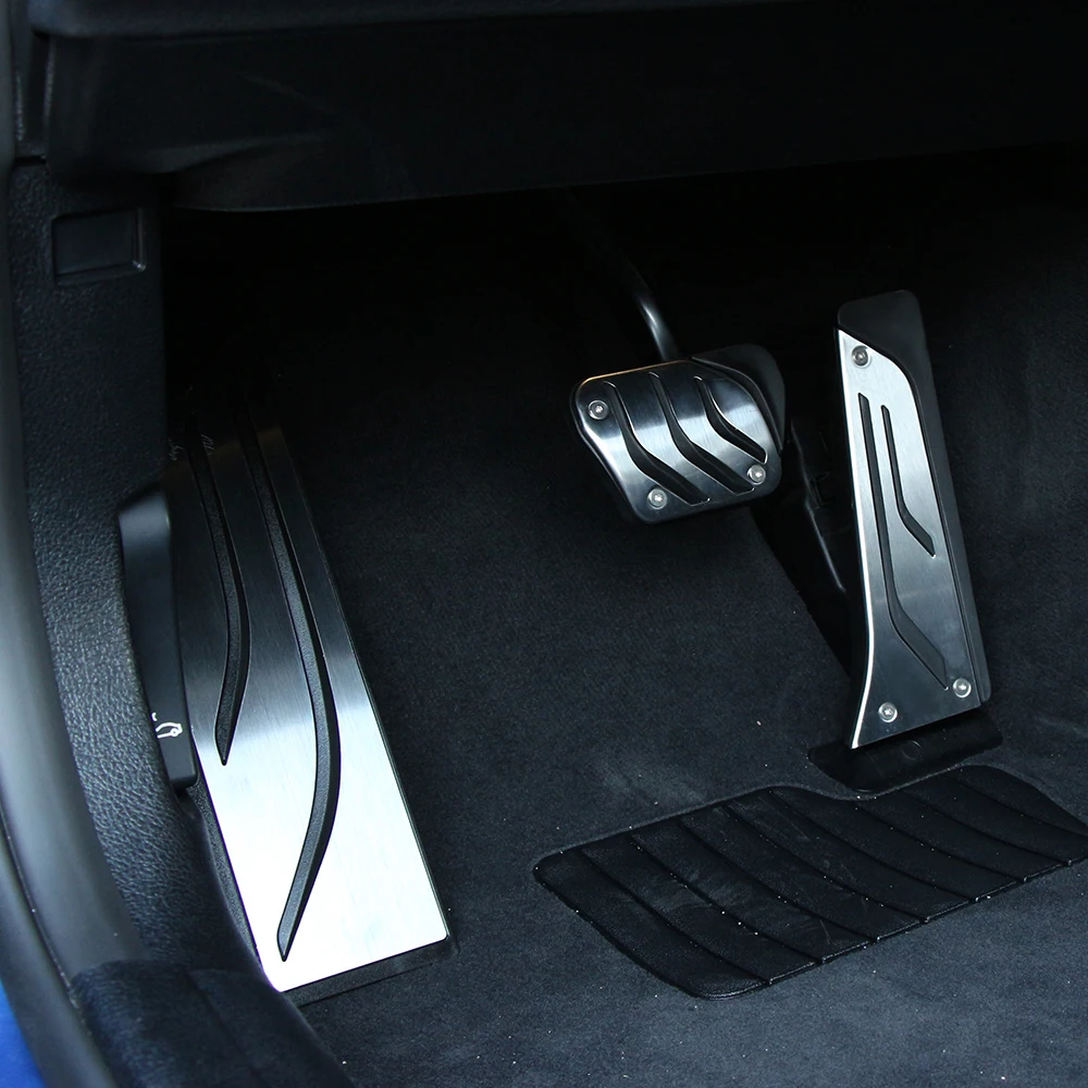 

Non-Drilling !Gas Fuel Brake Footrest Pedal Plate Pad AT For BMW New 1 2 3 4 5 6 7 series GT X3 X5 X6 F15 F16 E70 E71 E72