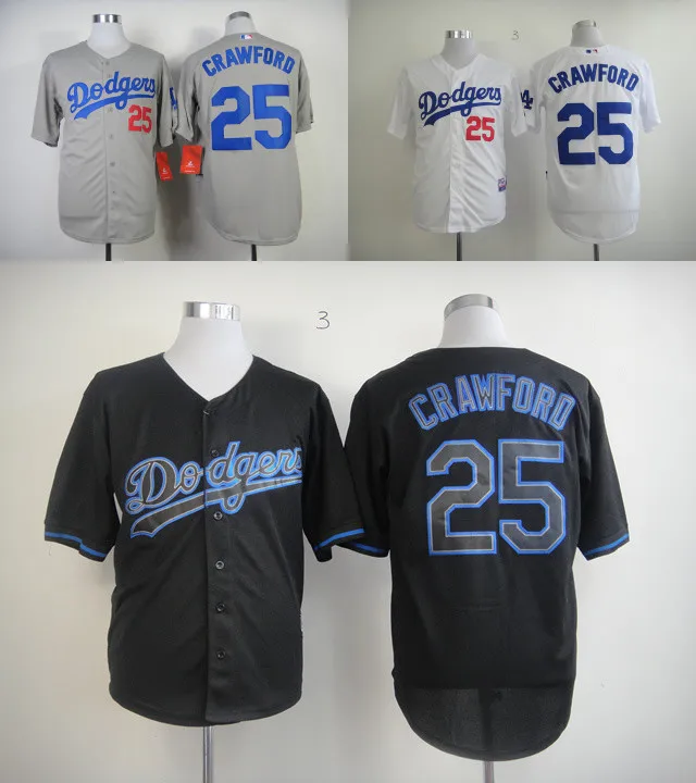 black and white dodgers jersey