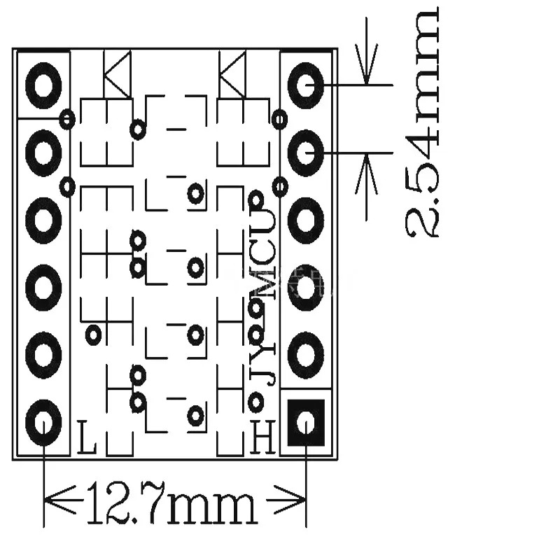 1 шт 5 V-3 V IIC UART SPI четыре канала уровня модуля преобразователя четырехходовой pin-код